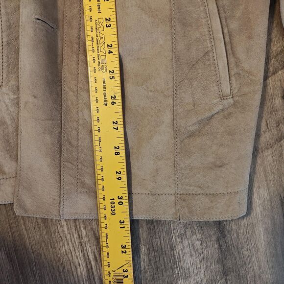 Chicos Jacket Womens Large Metallic Snakeskin Leather Reversible Coat Chic - Picture 12 of 13